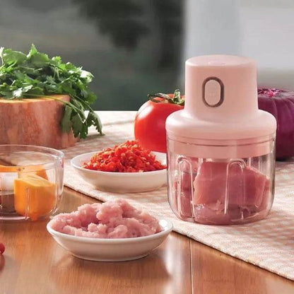 250ml USB Electric Mixer Grinder – Meat Mincer & Vegetable Chopper - Gadget Spark