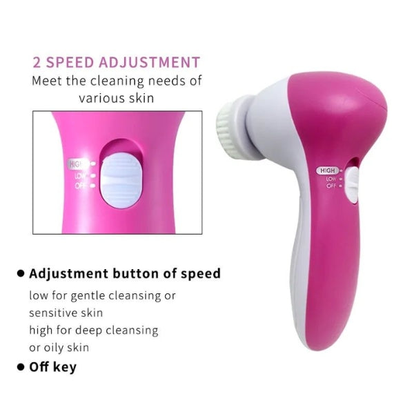 5 in 1 Facial Hair Removal & Skin Care Beauty Tool