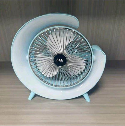 Mini Rechargable LED Fan - Gadget Spark