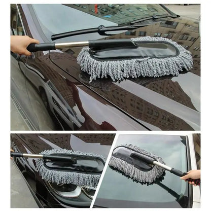 Microfiber Car Cleaning Duster | Telescopic Handle Exterior & Interior Cleaner