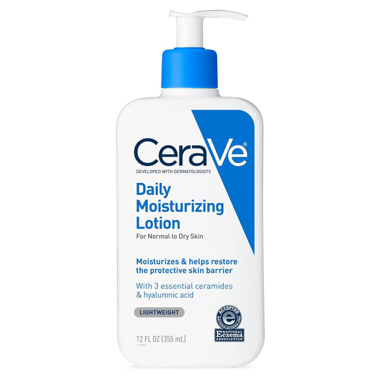 CeraVe Daily Moisturizing Lotion for Dry Skin | Body Lotion & Face Moisturiser with Hyaluronic Acid and Ceramides