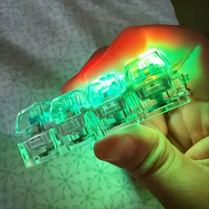 Mechanical Keyboard Keychain LED Fidget Toy