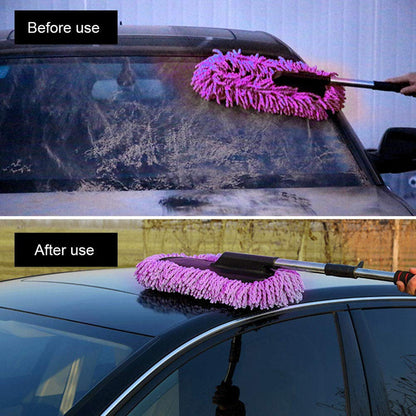 Microfiber Car Cleaning Duster | Telescopic Handle Exterior & Interior Cleaner