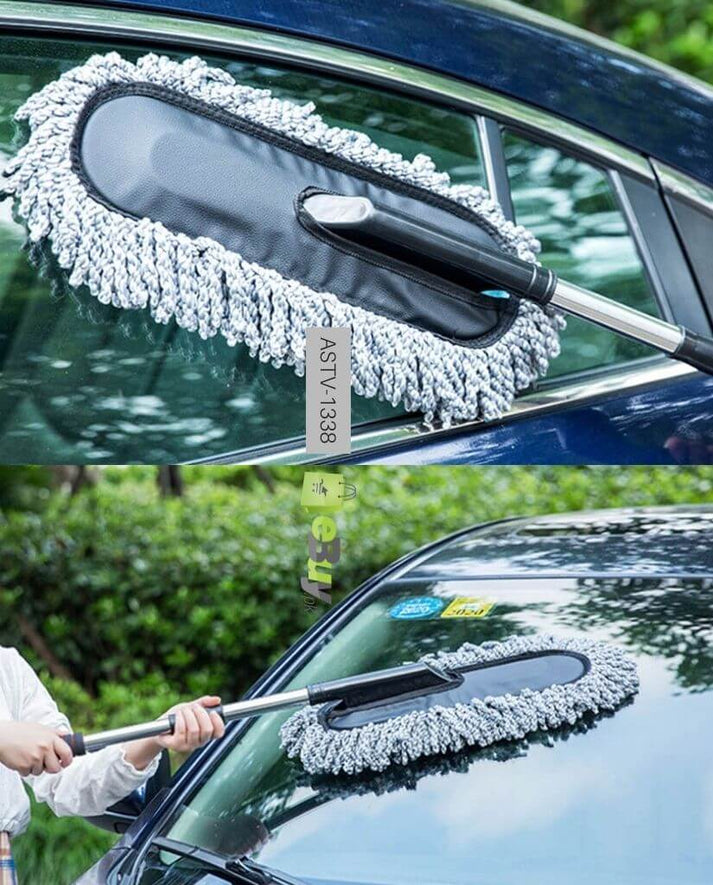 Microfiber Car Cleaning Duster | Telescopic Handle Exterior & Interior Cleaner