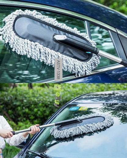 Microfiber Car Cleaning Duster | Telescopic Handle Exterior & Interior Cleaner