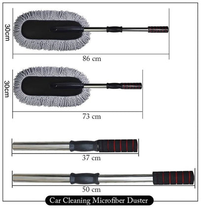 Microfiber Car Cleaning Duster | Telescopic Handle Exterior & Interior Cleaner